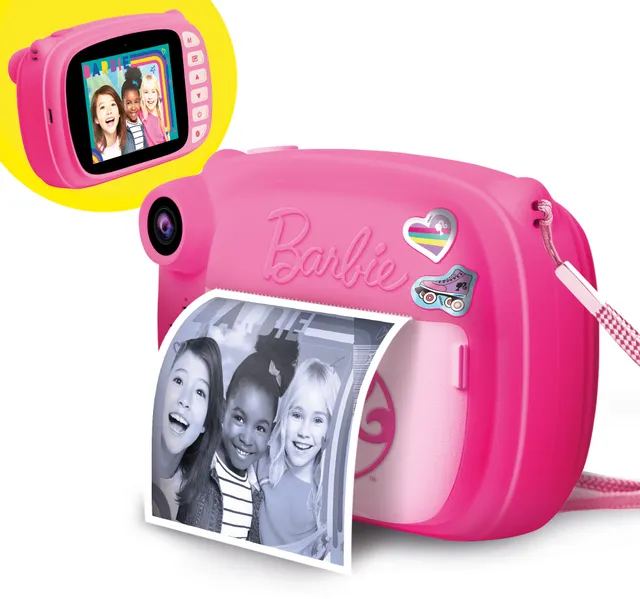Lisciani Barbie Print Cam fotocamera istantanea bambina