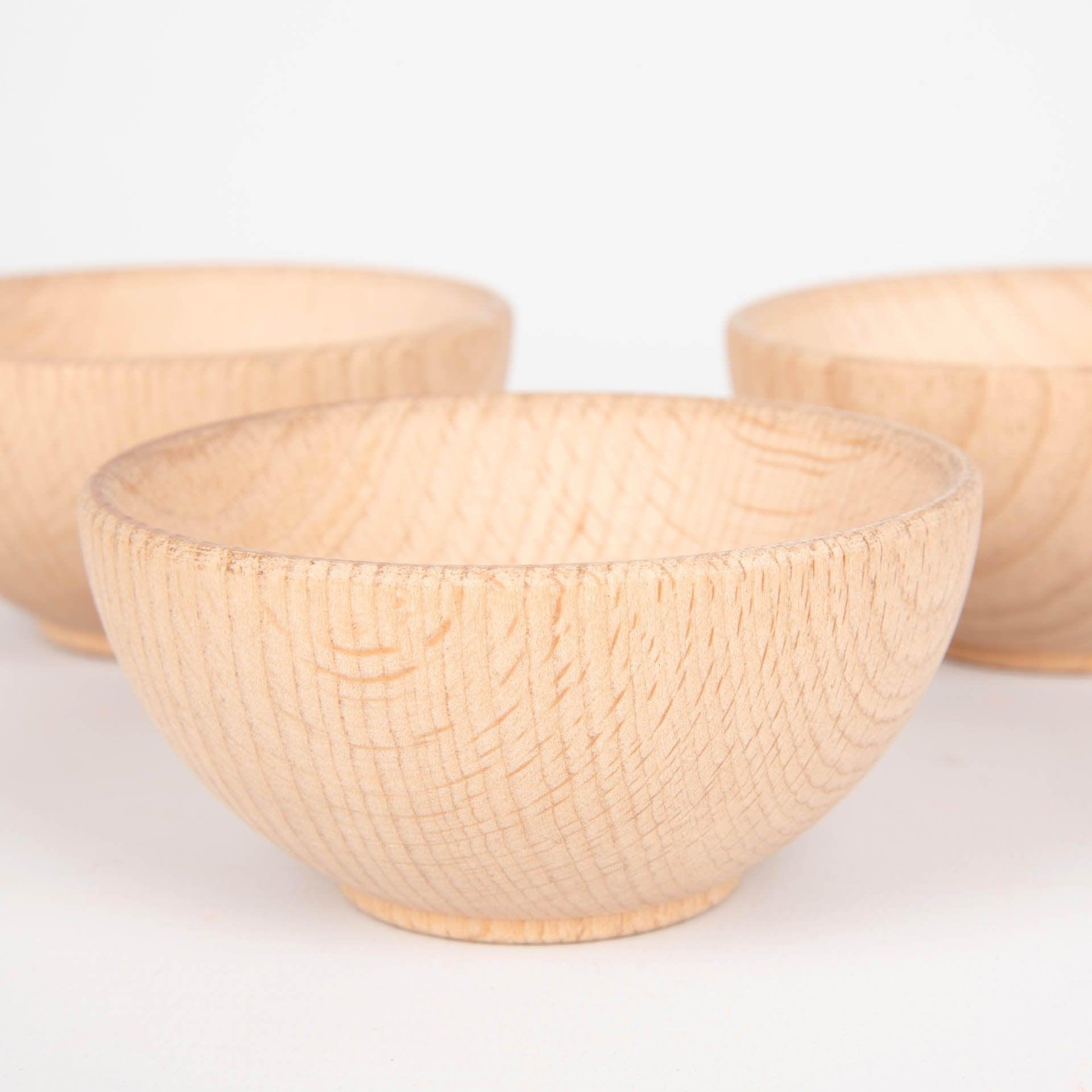 Tickit Natural World ciotole legno 3 pezzi heuristiche