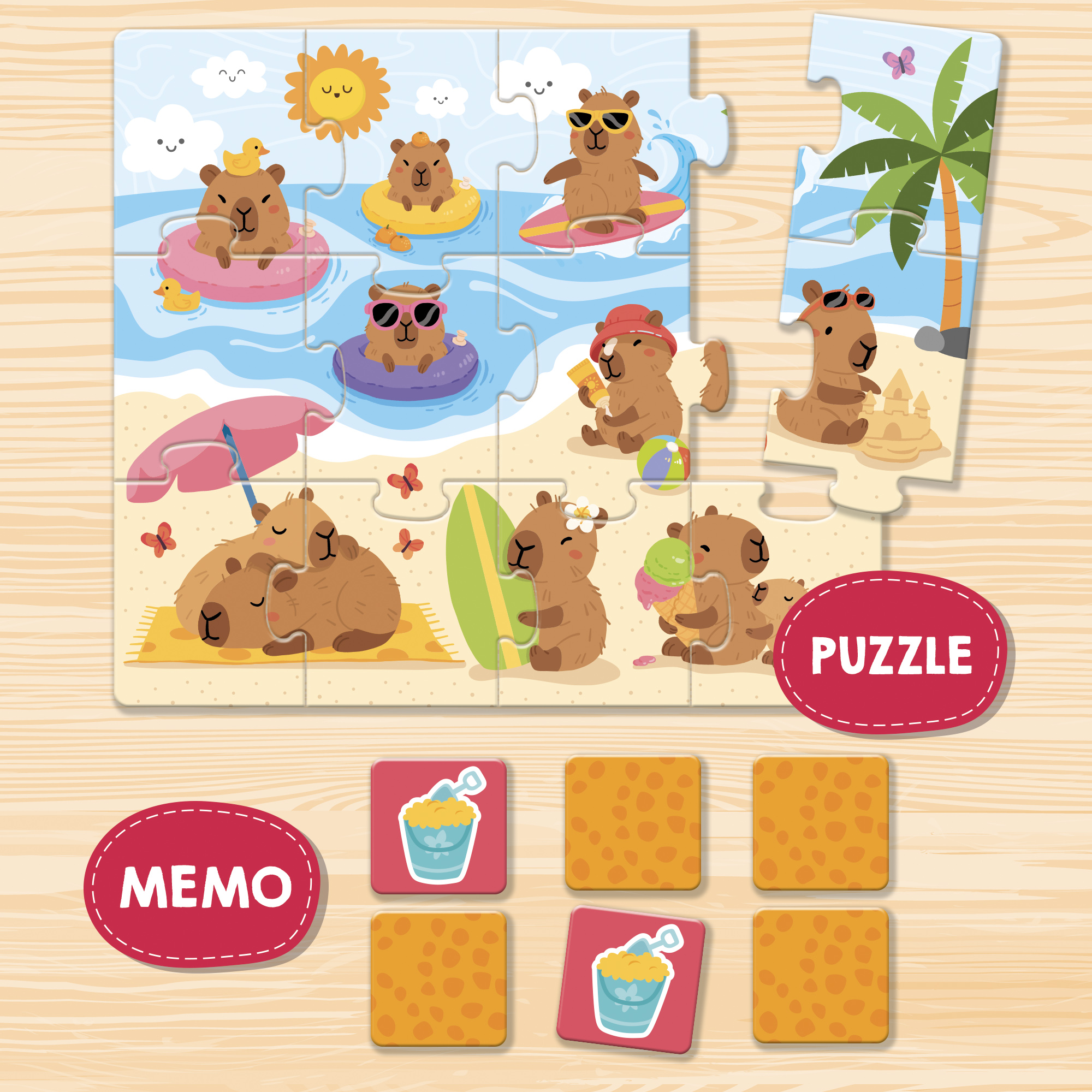 Lisciani Carotina Baby 10 Giochi Capibara giochi educativi 2 anni