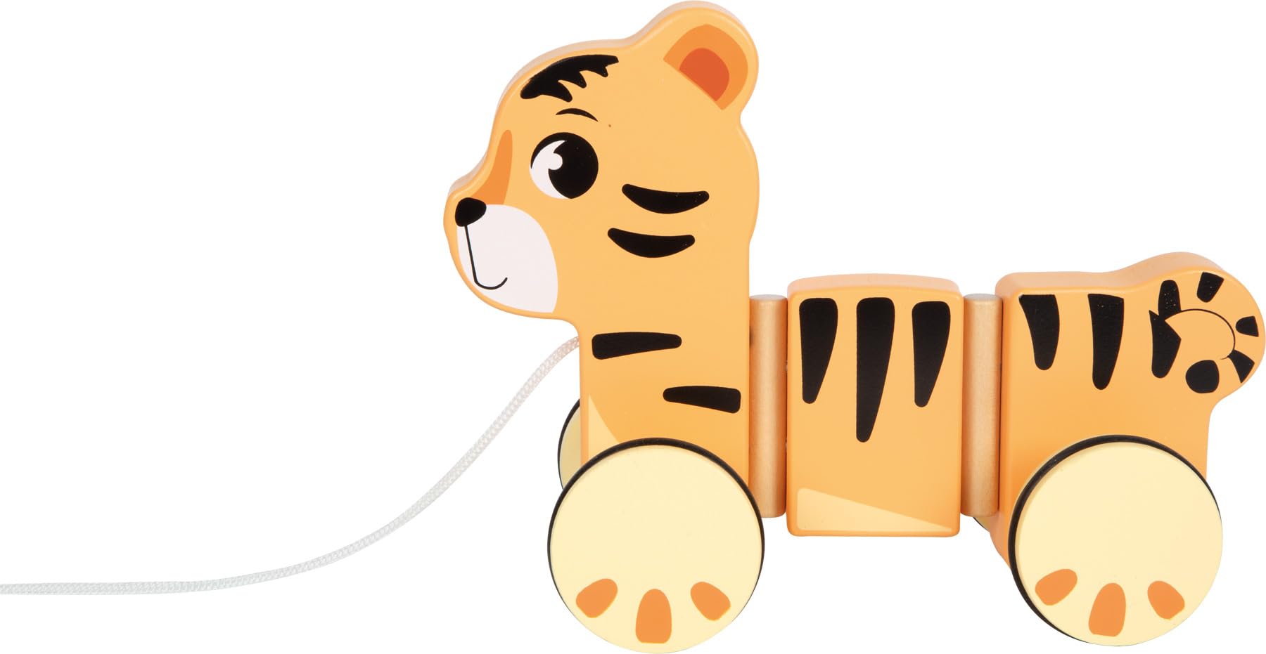 smallfoot Safari 12733 gioco da trascinare tigre legno 12 mesi