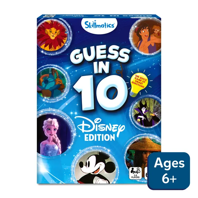 Skillmatics Guess in 10 Disney Edition gioco di carte Disney