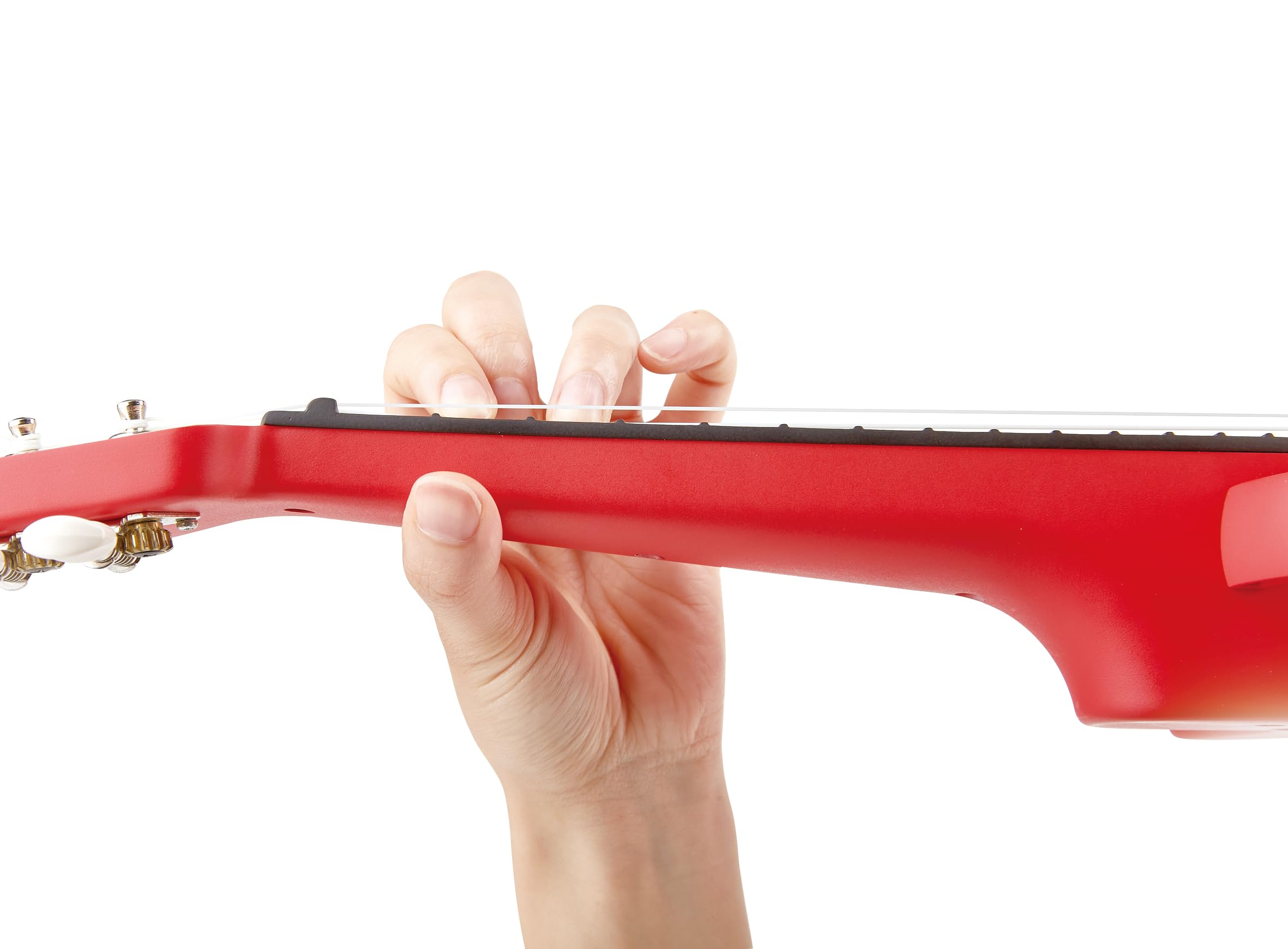 Hape Impara con le Luci ukulele giocattolo rosso 3 anni