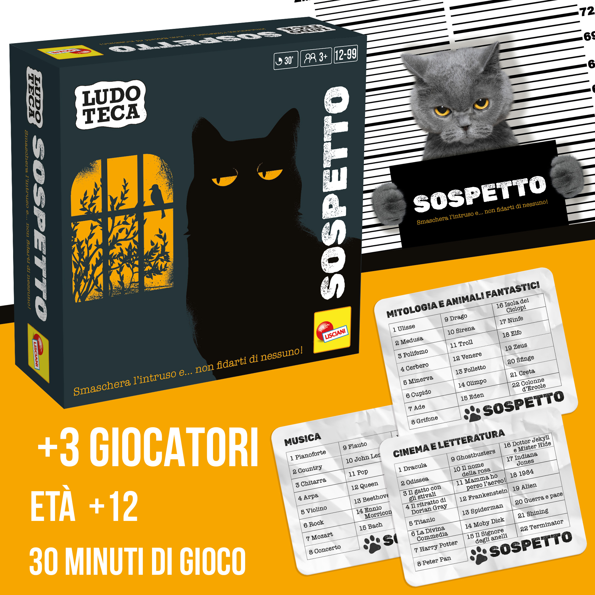 Lisciani Ludoteca Pocket Sospetto gioco societa impostore