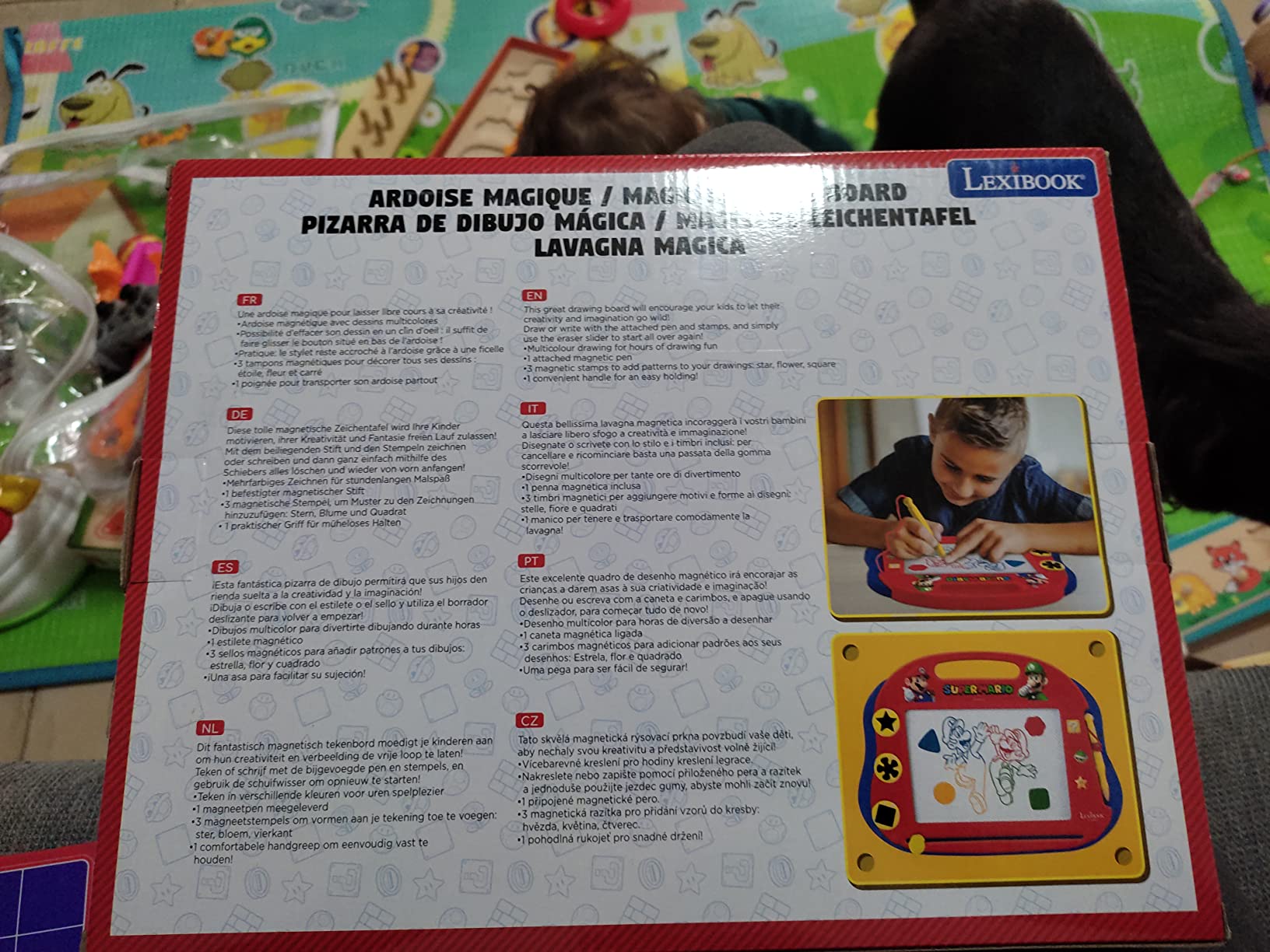 Lexibook Paw Patrol CRPA550 lavagna magica rosso blu