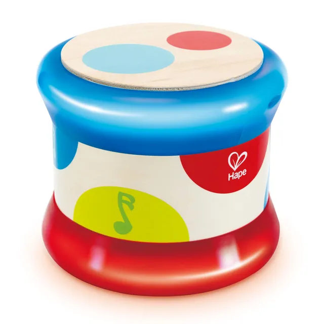 Hape Baby Tamburo musicale legno luci dai 6 mesi