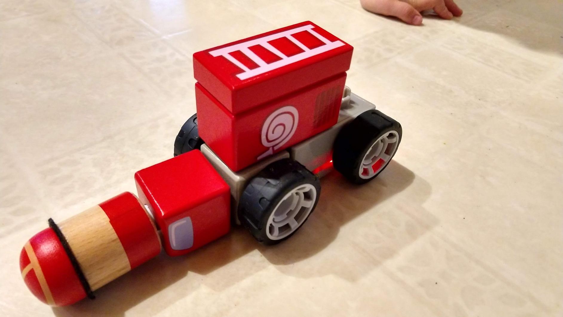 smallfoot Set Costruzioni 10624 Stazione Pompieri con auto legno