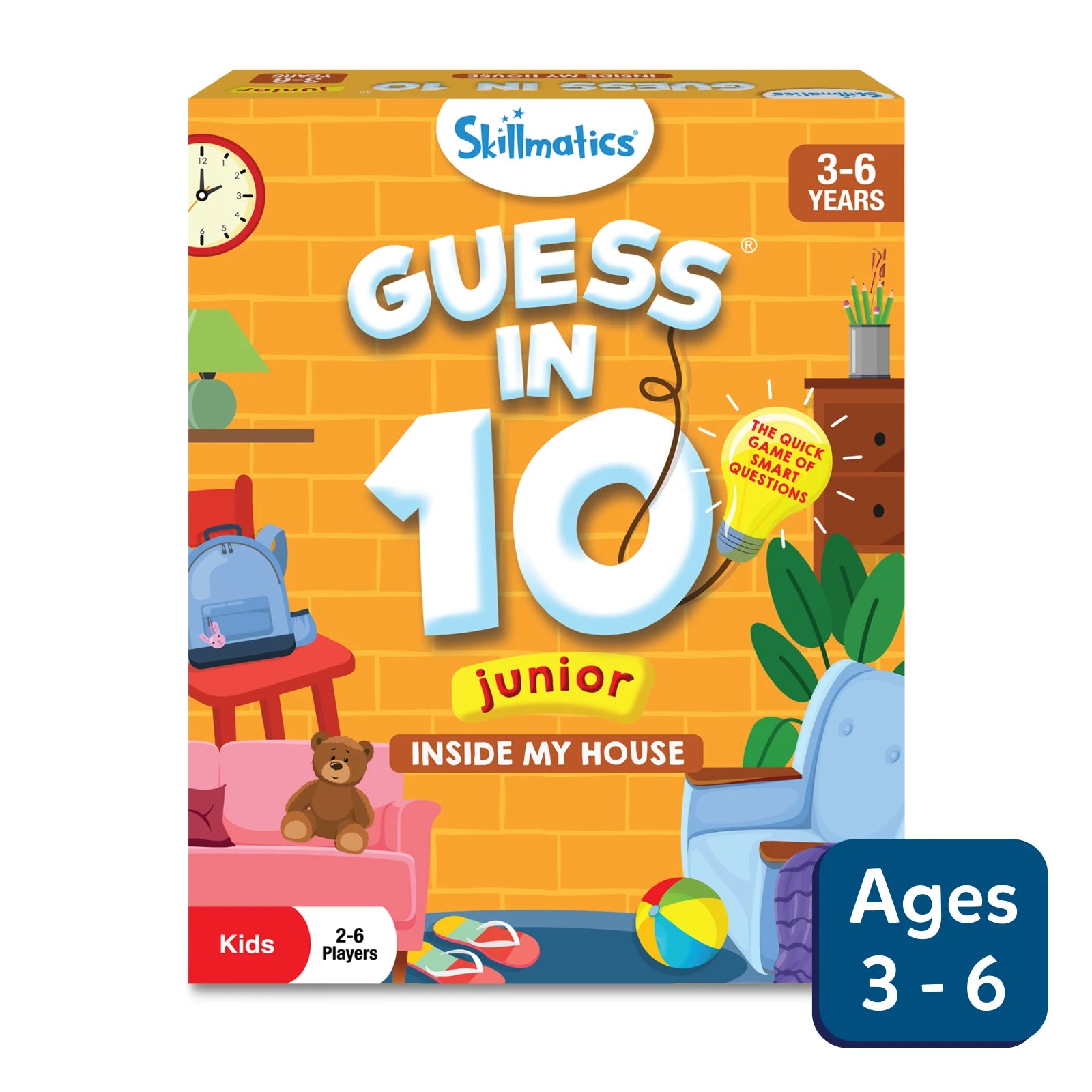Skillmatics Guess in 10 Junior House gioco carte 3-6 anni