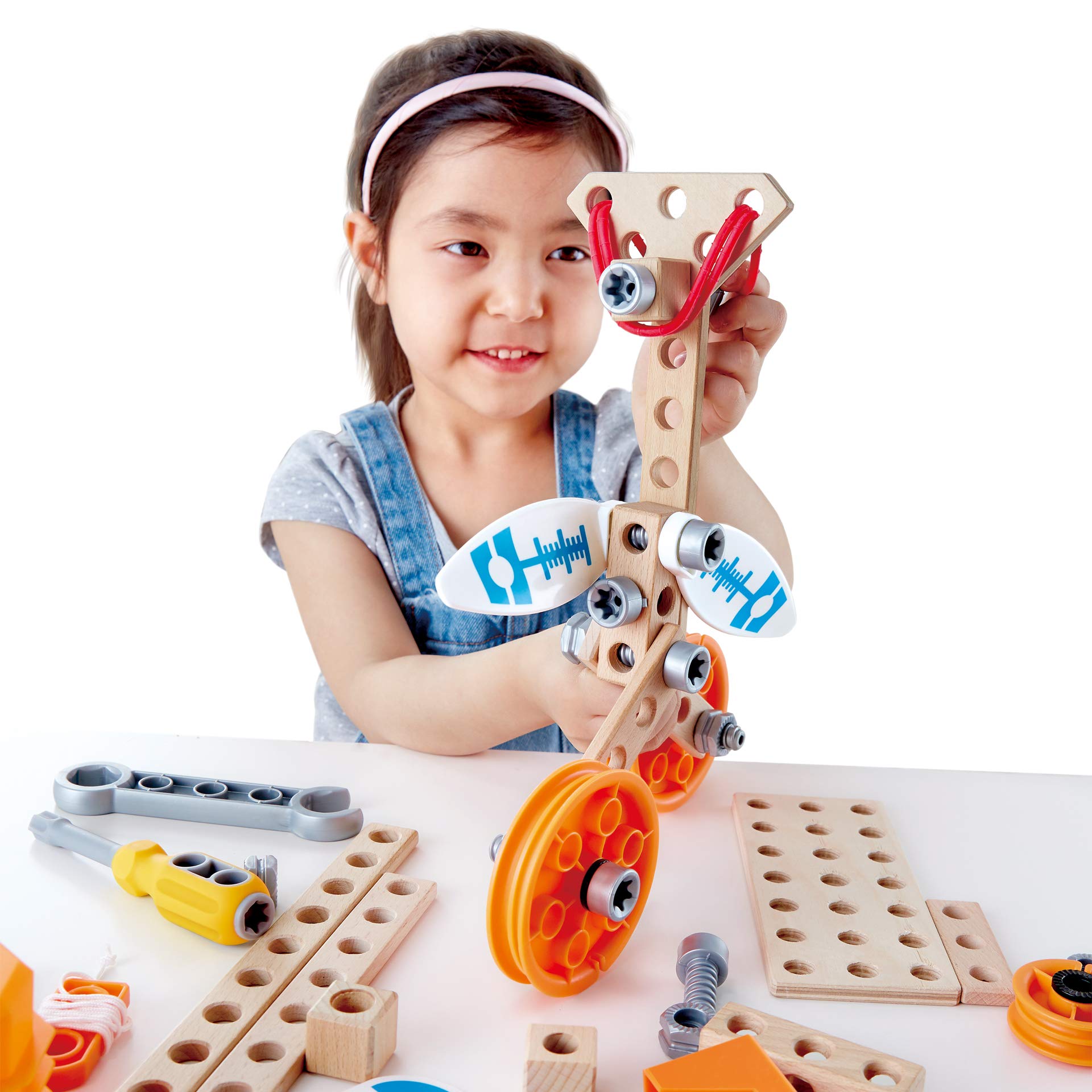 Hape Junior Inventor kit deluxe esperimenti 57 pezzi
