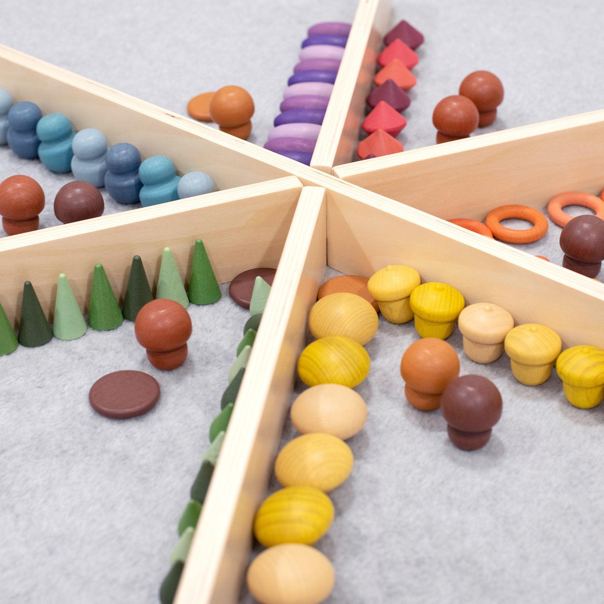 Tickit Wooden Dividers divisori legno cerchio smistamento