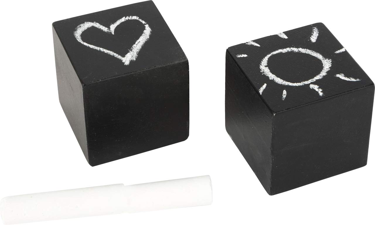 smallfoot 11194 Cubi Lavagna in Legno da Scrivere
