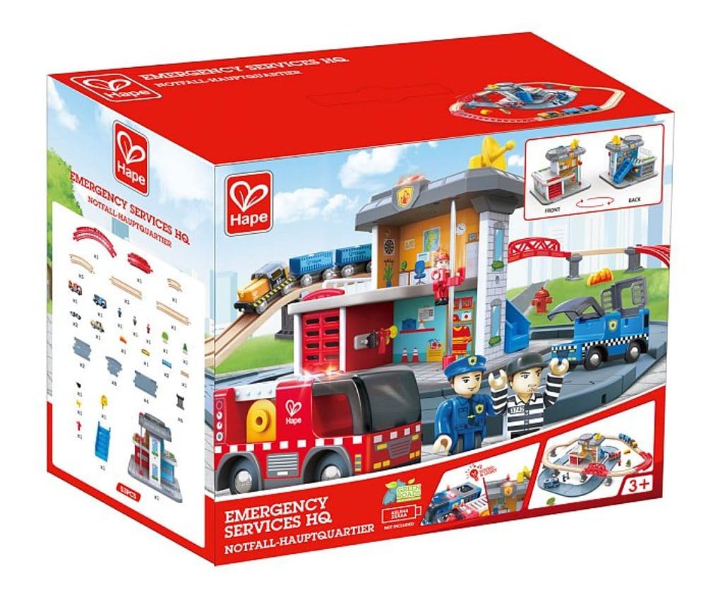 Hape quartier generale polizia pompieri gioco ruolo 3 anni