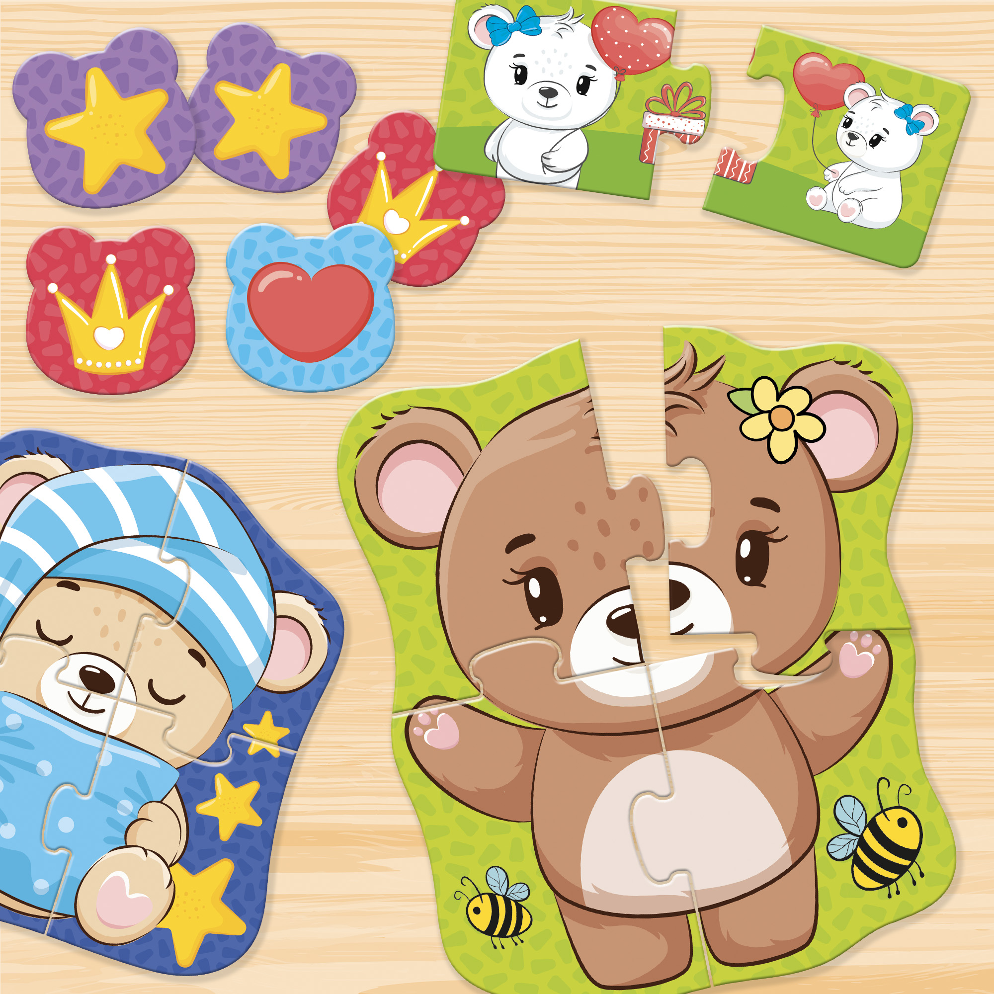Lisciani Carotina Baby Logic gioco orsetti Teddy Bears