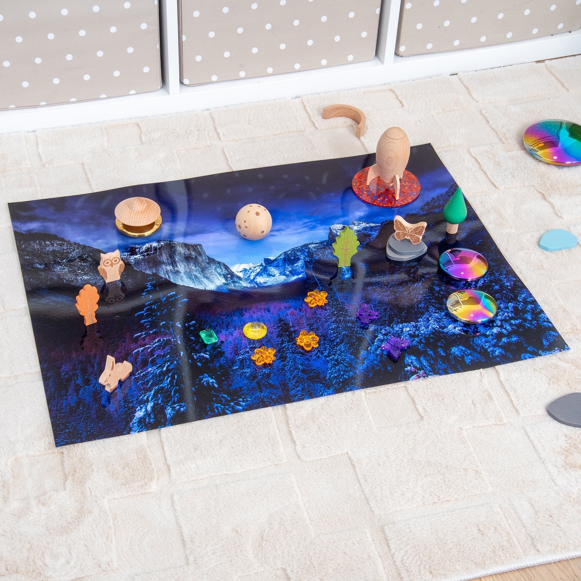 Tickit Discovery tappeto gioco A2 valle inverno poliestere