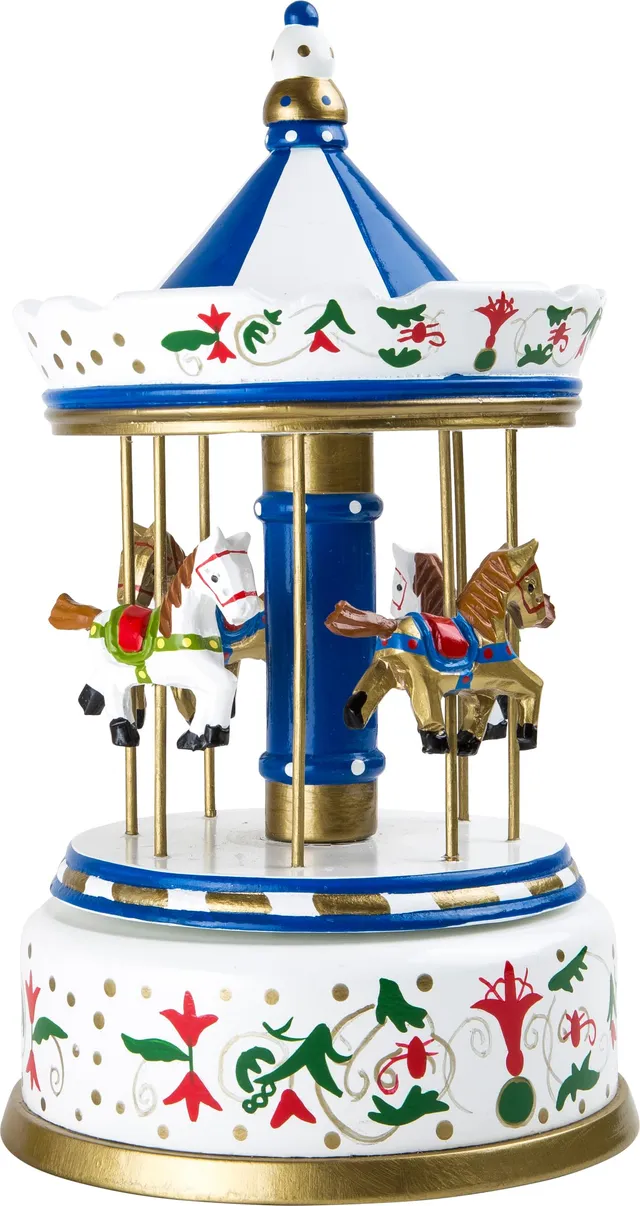 smallfoot Giostra Nostalgica carillon legno grande multicolore
