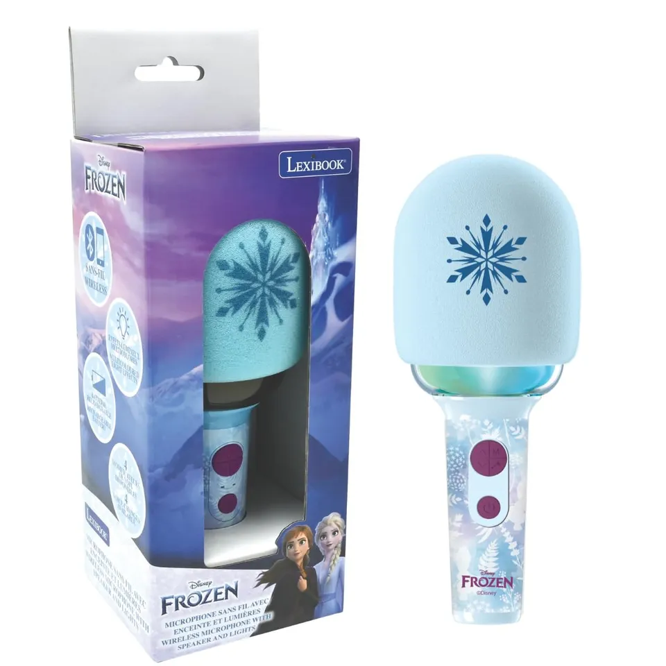 Lexibook Frozen MIC280FZ microfono senza fili con luci