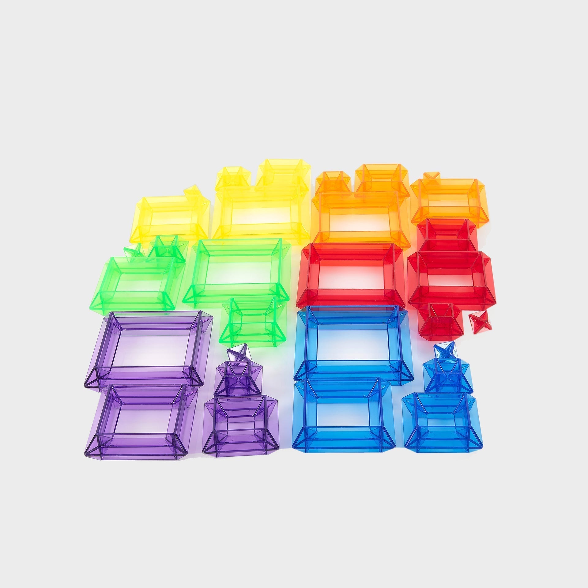 Tickit Translucent Colour Pyramid Builder costruzioni 30 pezzi
