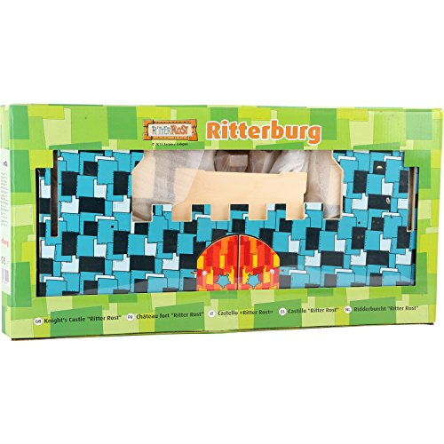 smallfoot Ritter Rost castello in legno 6 personaggi