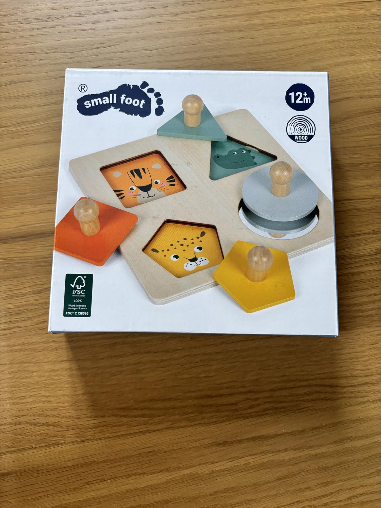 smallfoot 12769 puzzle forme legno Montessori 12 mesi
