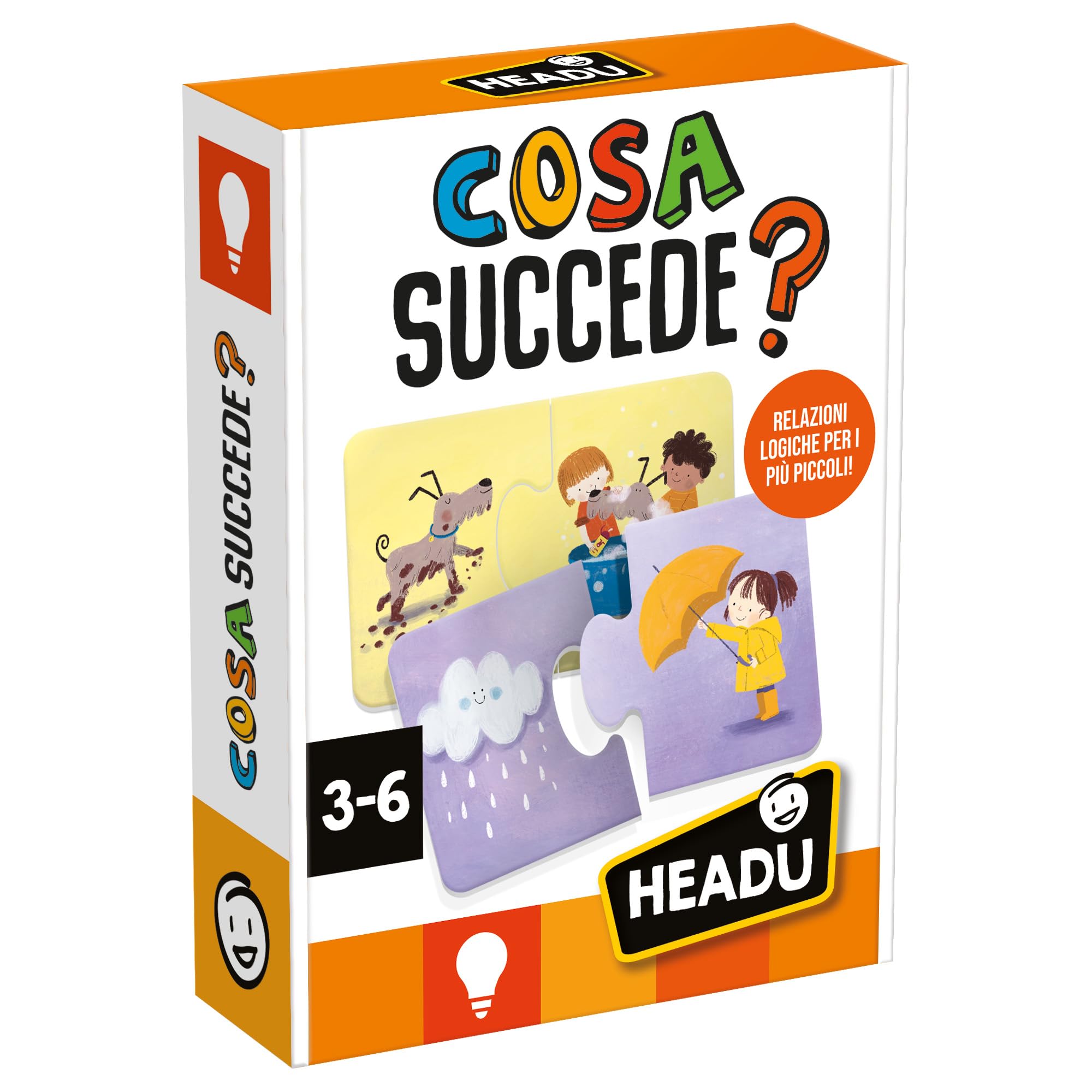 Headu Da Dove Viene IT55041 puzzle educativo 3-6 anni ambiente
