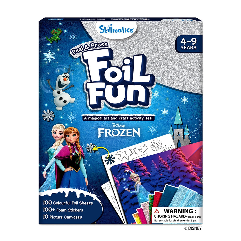 Skillmatics Foil Fun Disney Frozen kit foil 4-9 anni