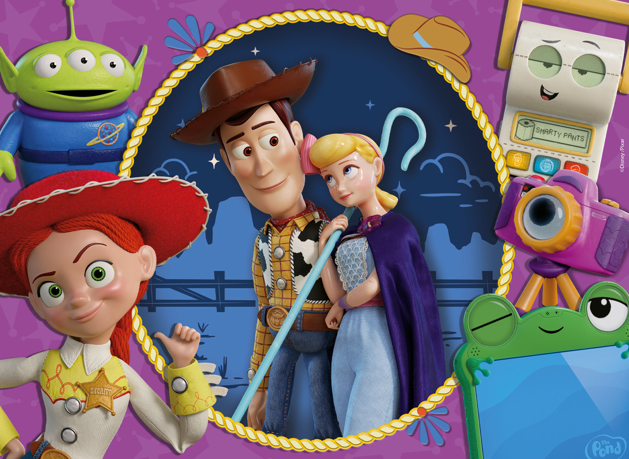 Lisciani Disney Toy Story Puzzle Maxifloor 4x48 da Colorare