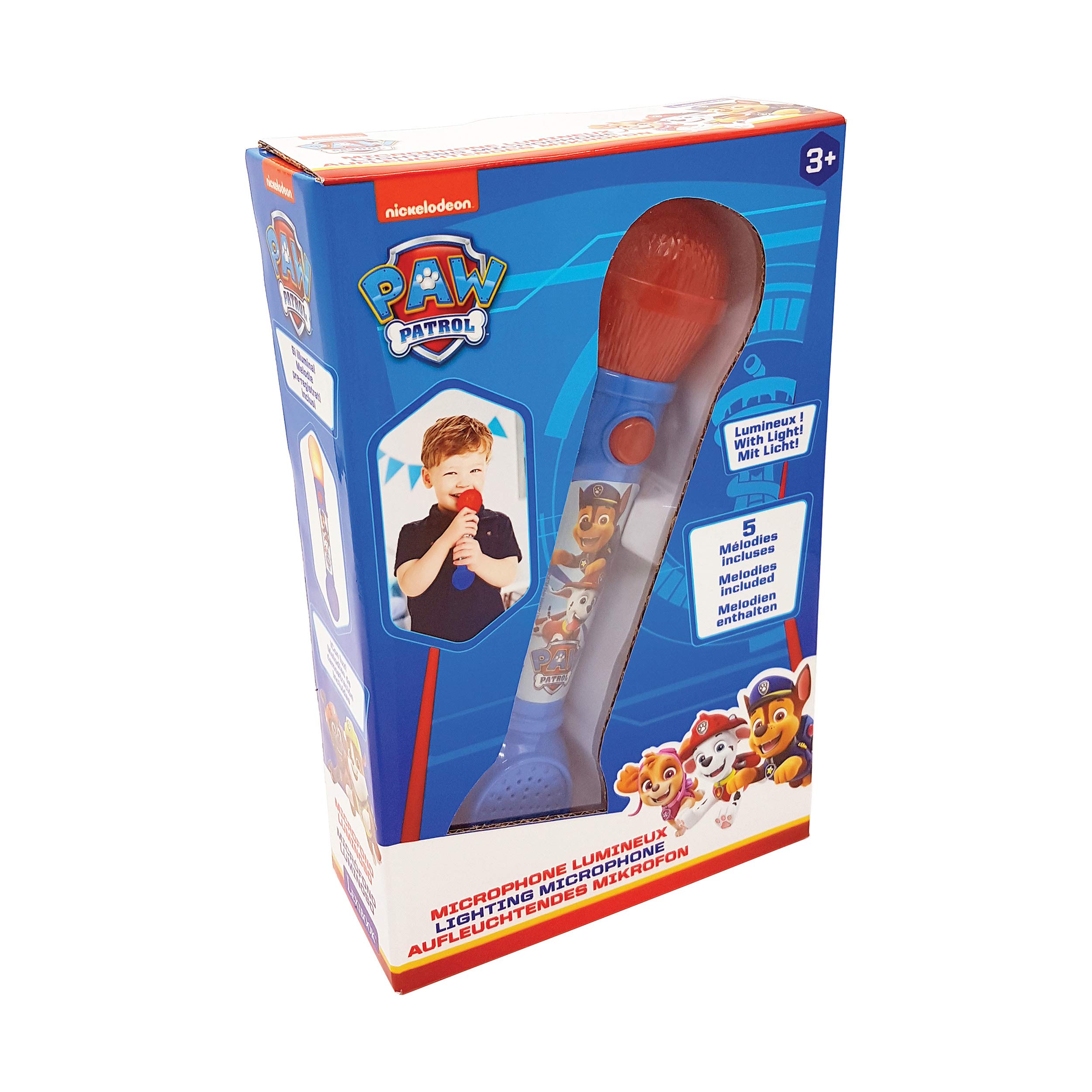 Lexibook Paw Patrol MIC80PA microfono luminoso bimbi