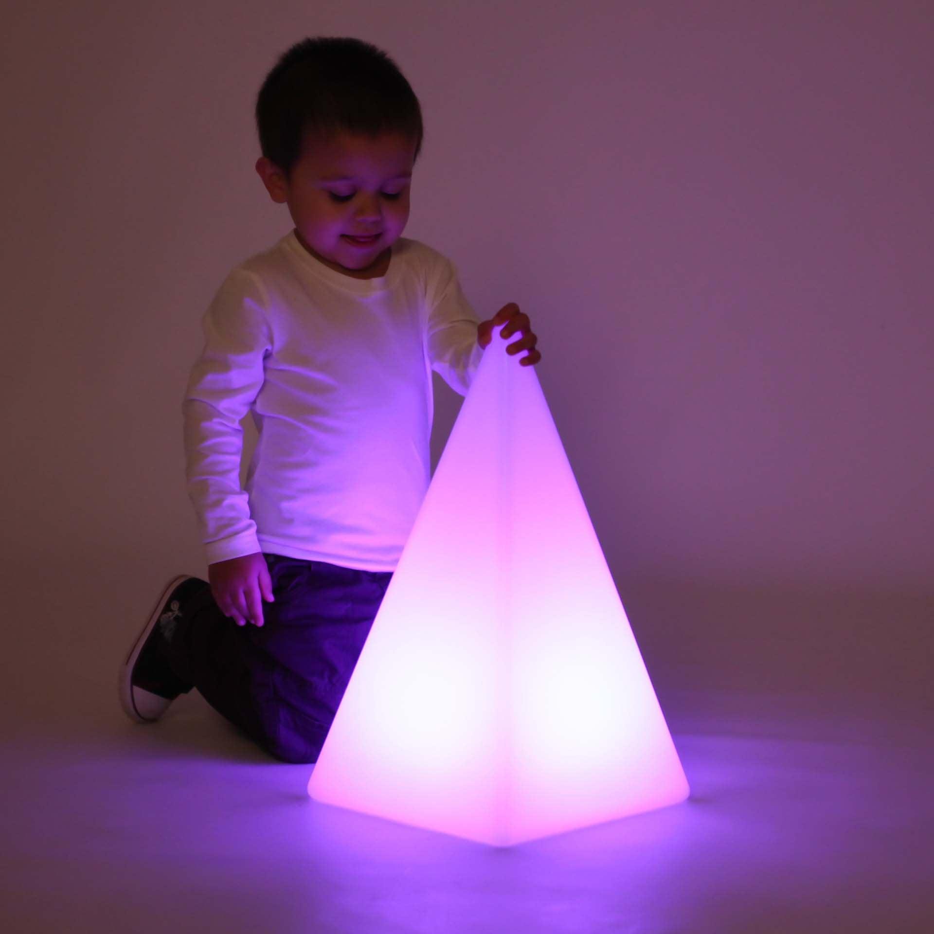 Tickit Sensory Glow Pyramid lampada sensoriale piramide