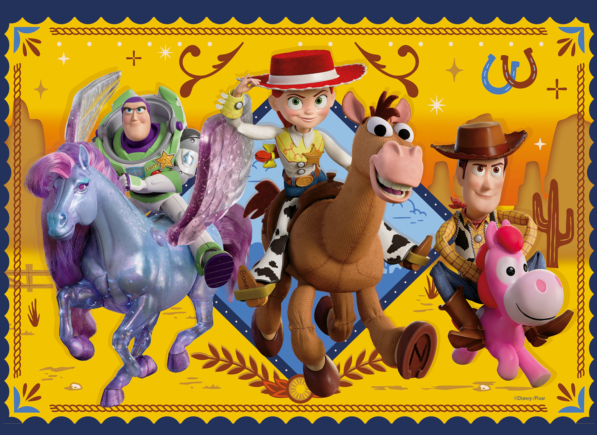 Lisciani Disney Toy Story Puzzle Maxifloor 4x48 da Colorare