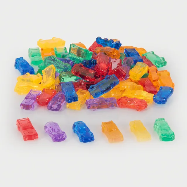 Tickit Translucent Colour macchinine traslucide 72 pezzi colorate