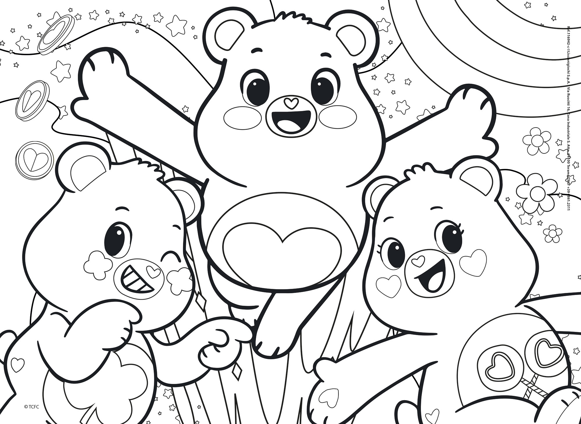 Lisciani Care Bears DF Maxifloor 4x48 puzzle double-face