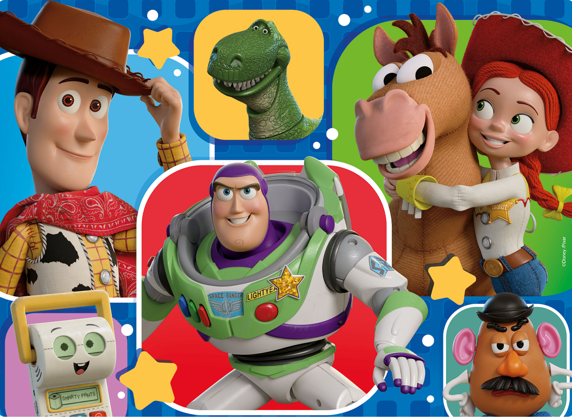 Lisciani Disney Toy Story Puzzle Maxifloor 4x48 da Colorare