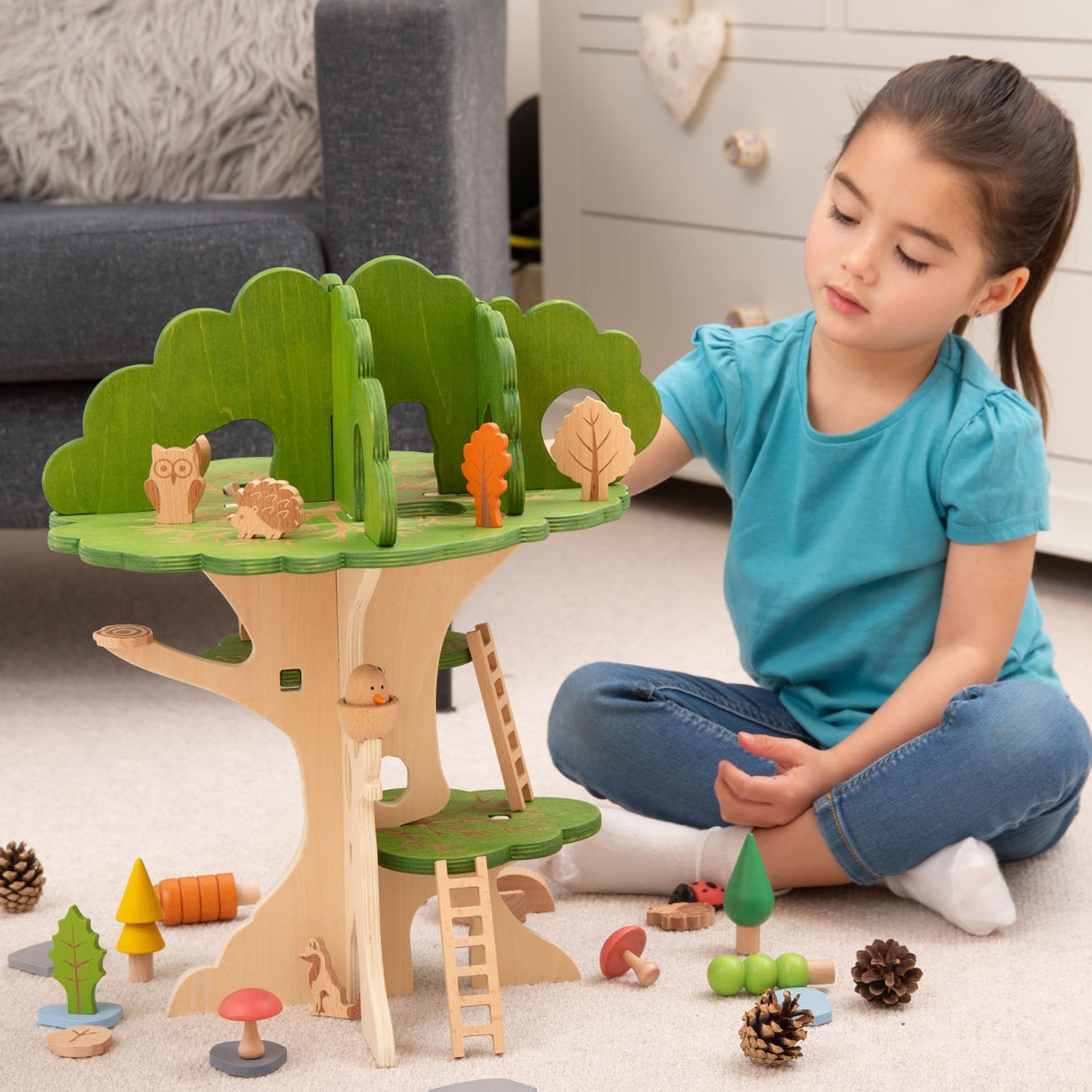 Tickit Woodland Trail Treehouse casetta albero legno