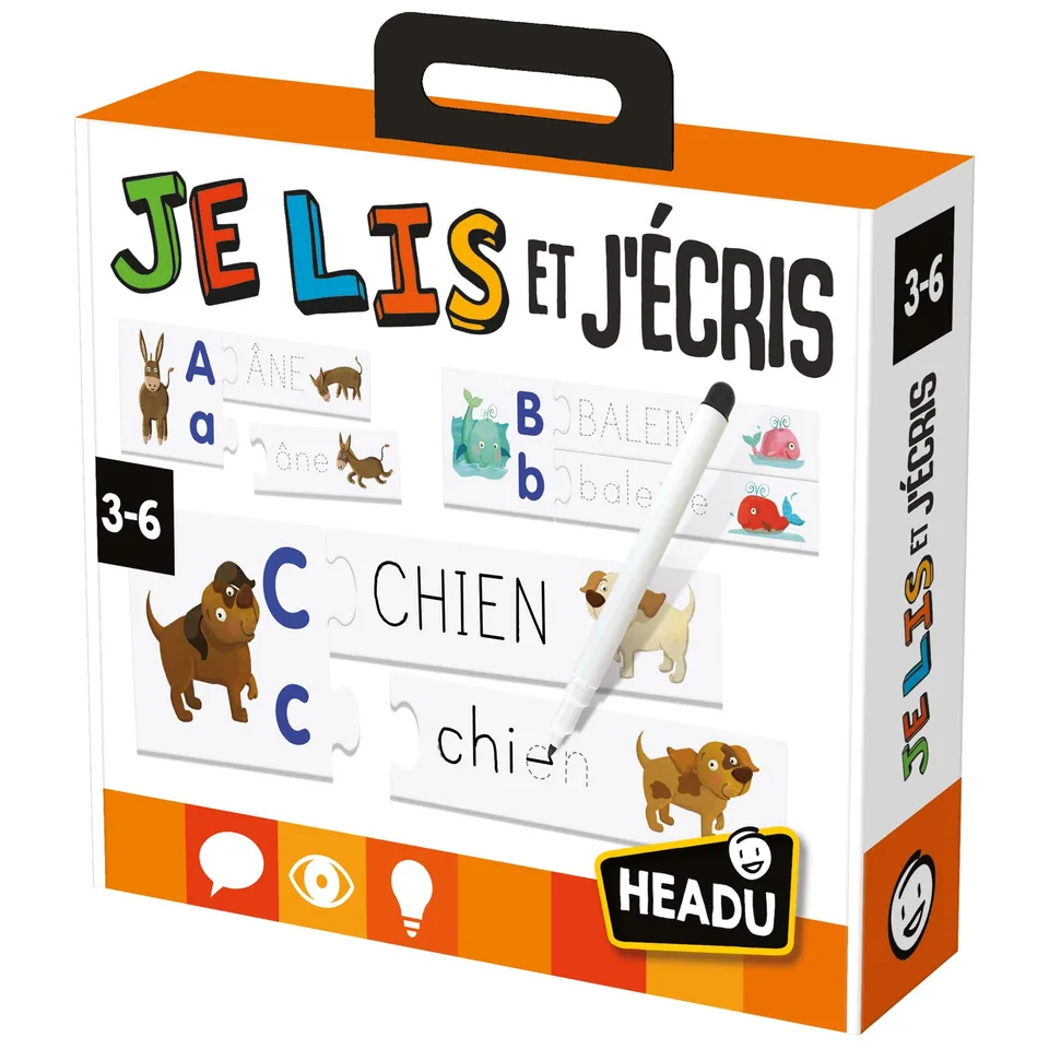 Headu FR21208 gioco abecedario lettere feltro cancellabile