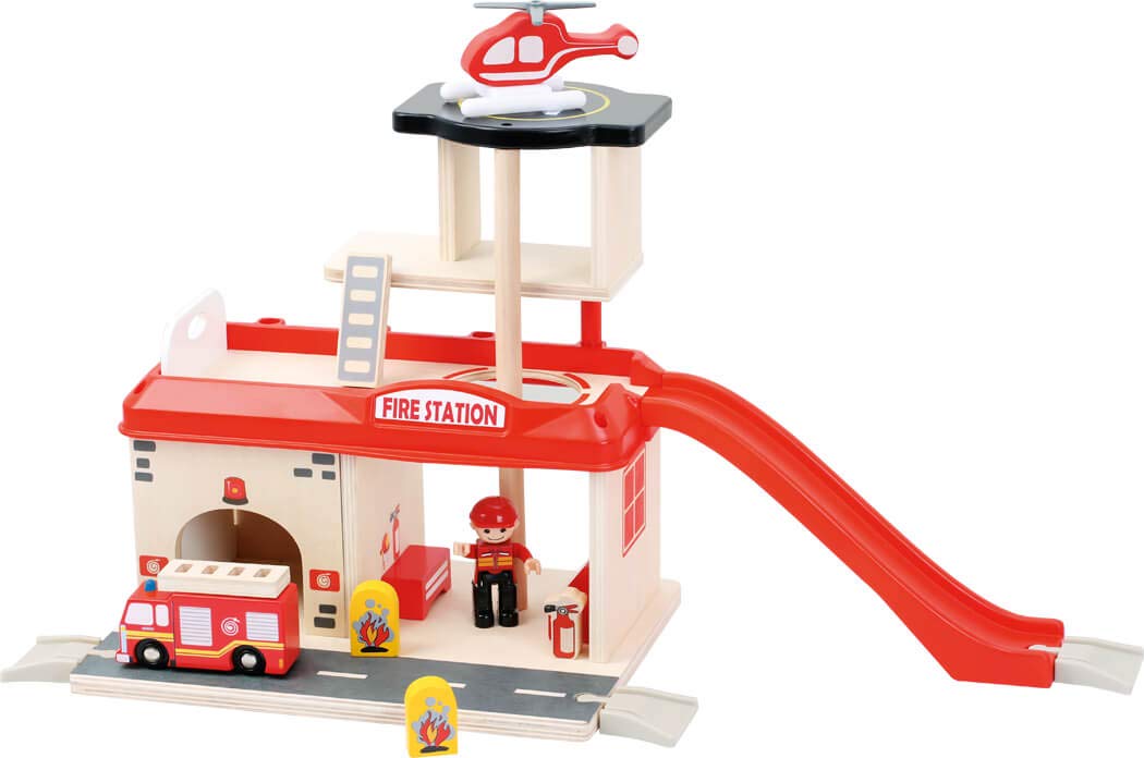 smallfoot Caserma Vigili Fuoco giocattolo legno accessori