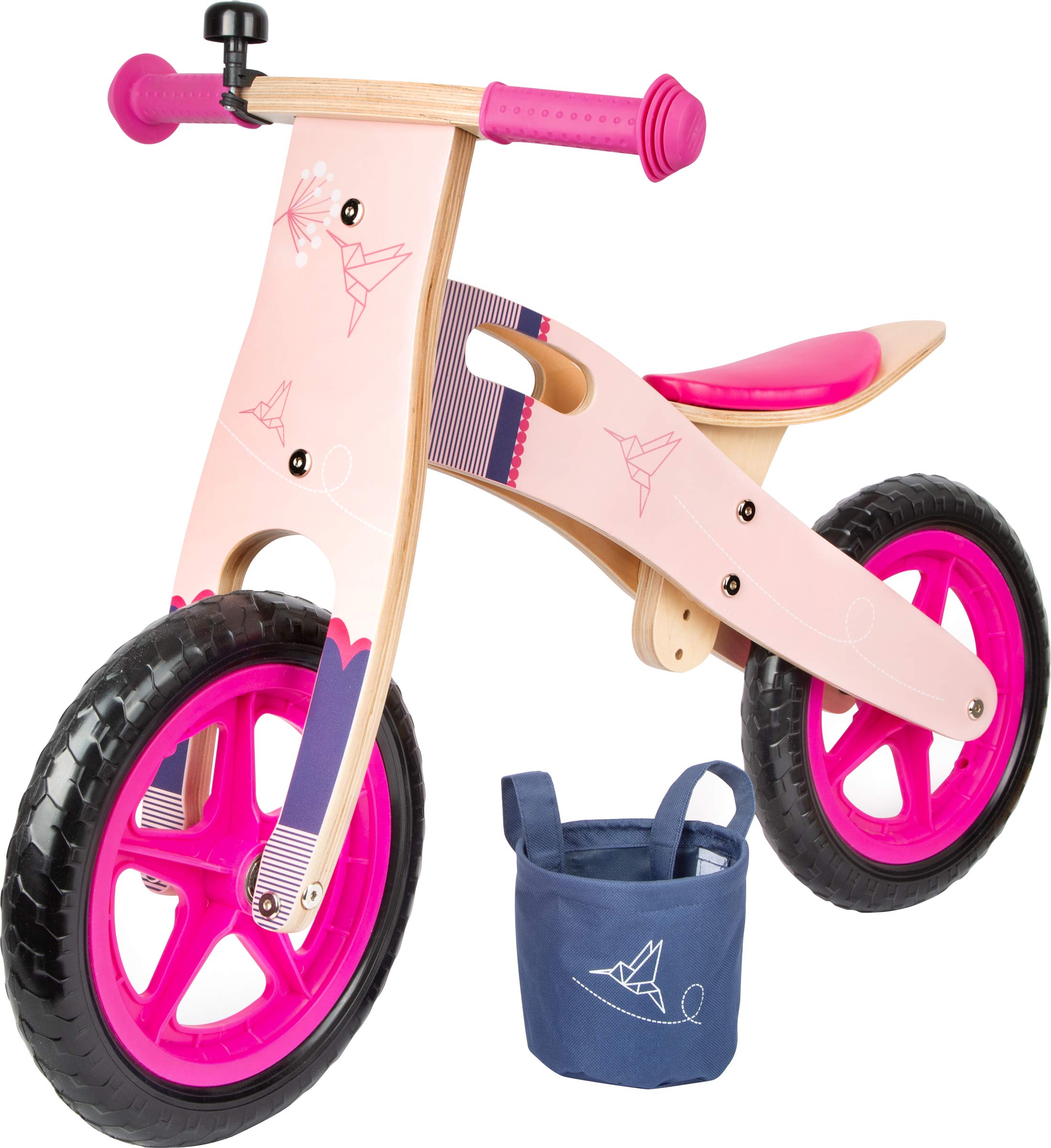smallfoot 11614 bici senza pedali aereo di carta sella regolabile