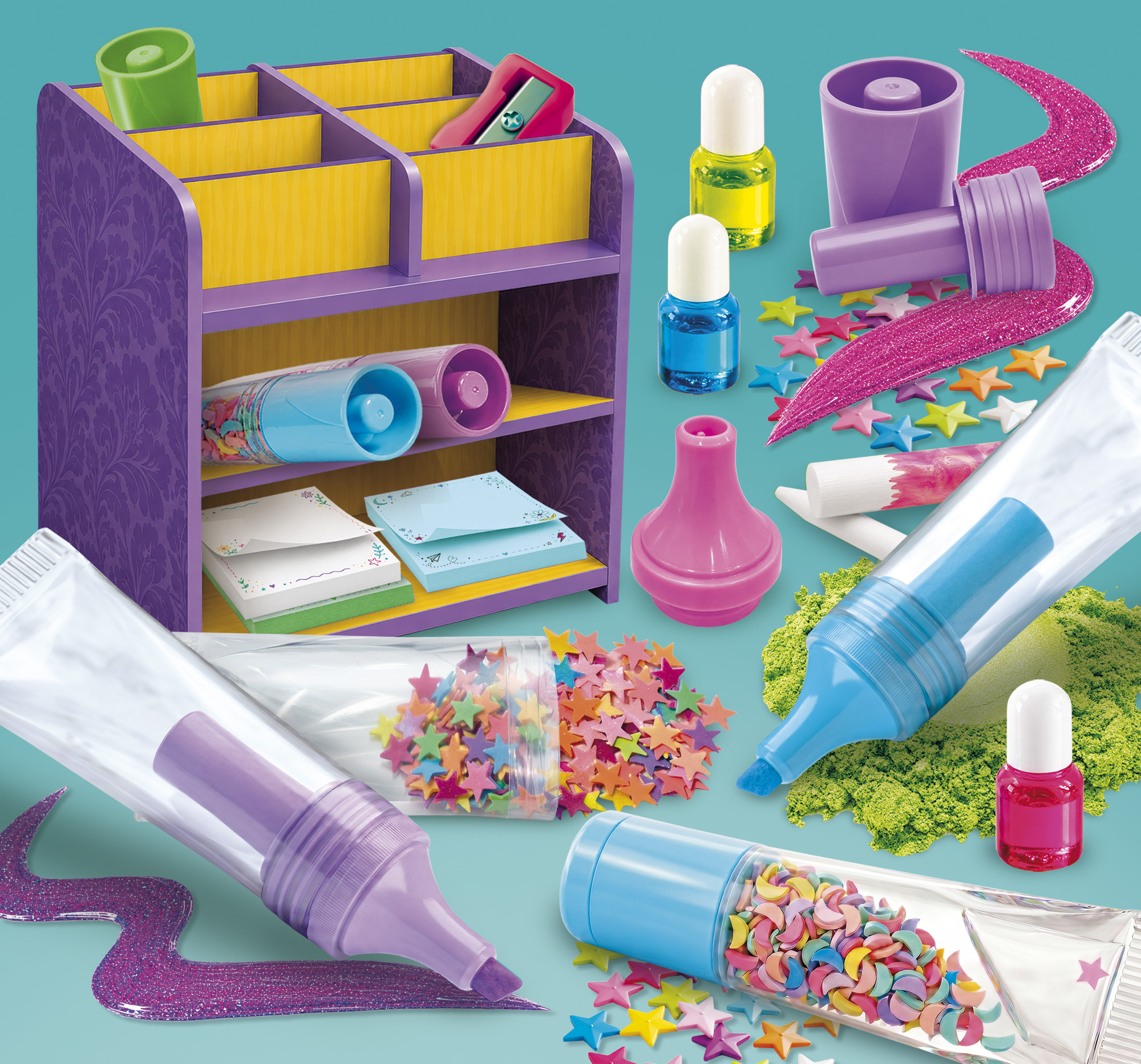 Lisciani I'm a Genius Laboratorio Evidenziatori kit glitter