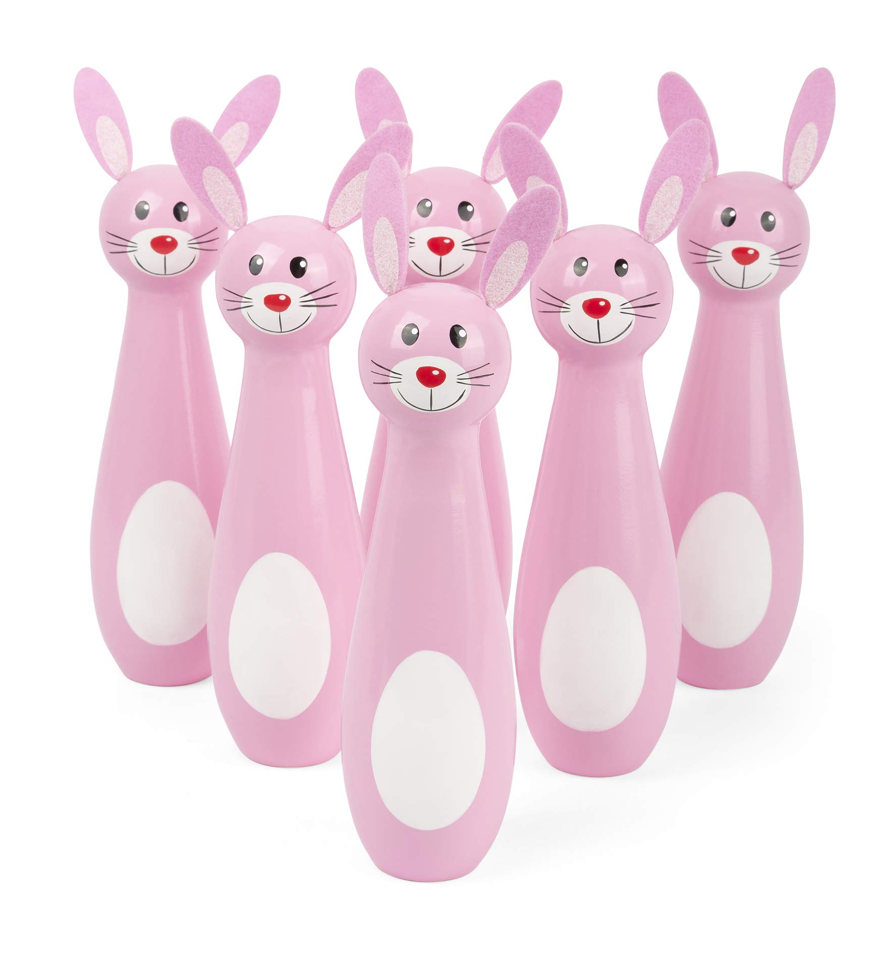 Smallfoot birilli conigli gioco bowling legno 3 anni
