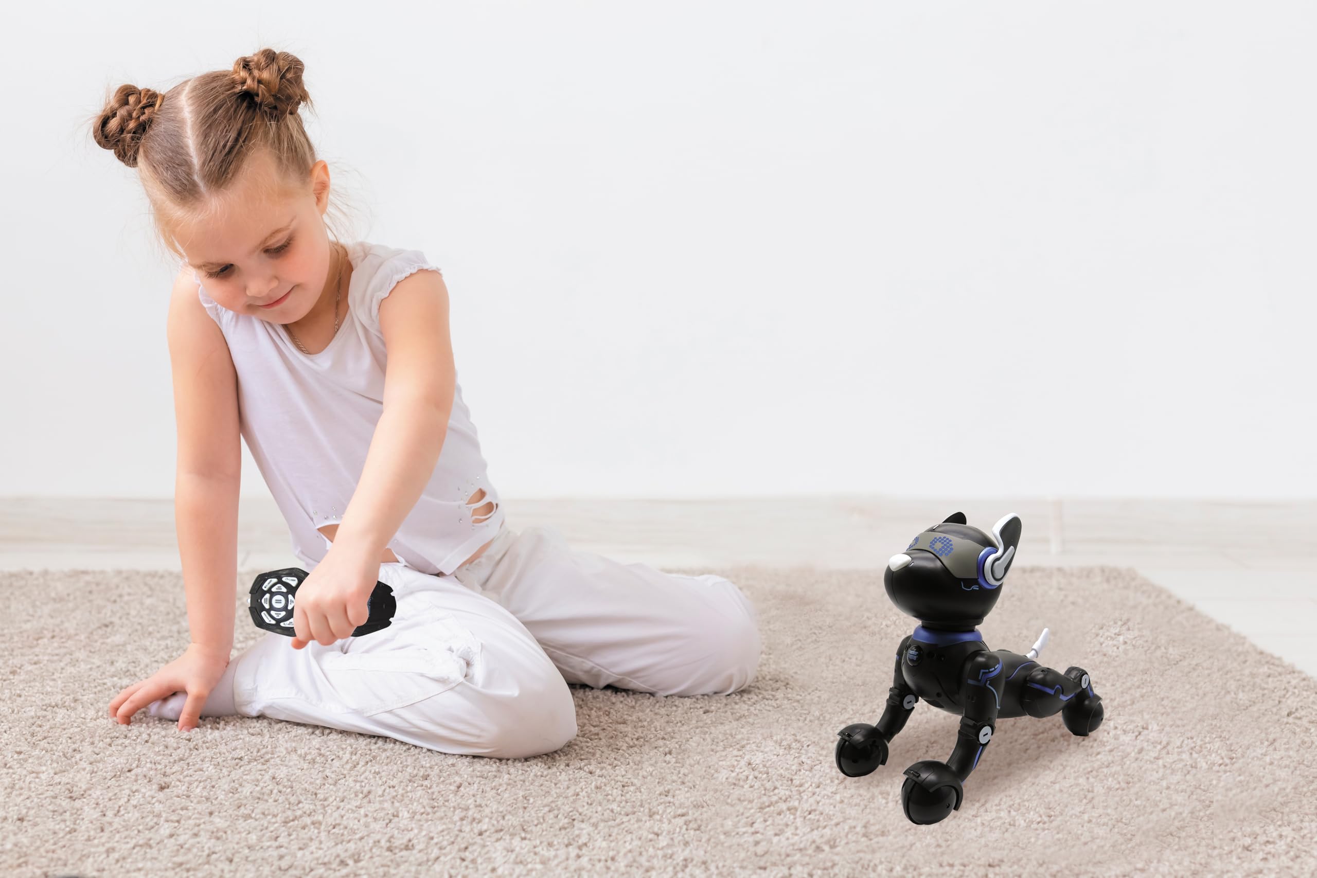 Lexibook DOG01BK Power Puppy robot cane nero