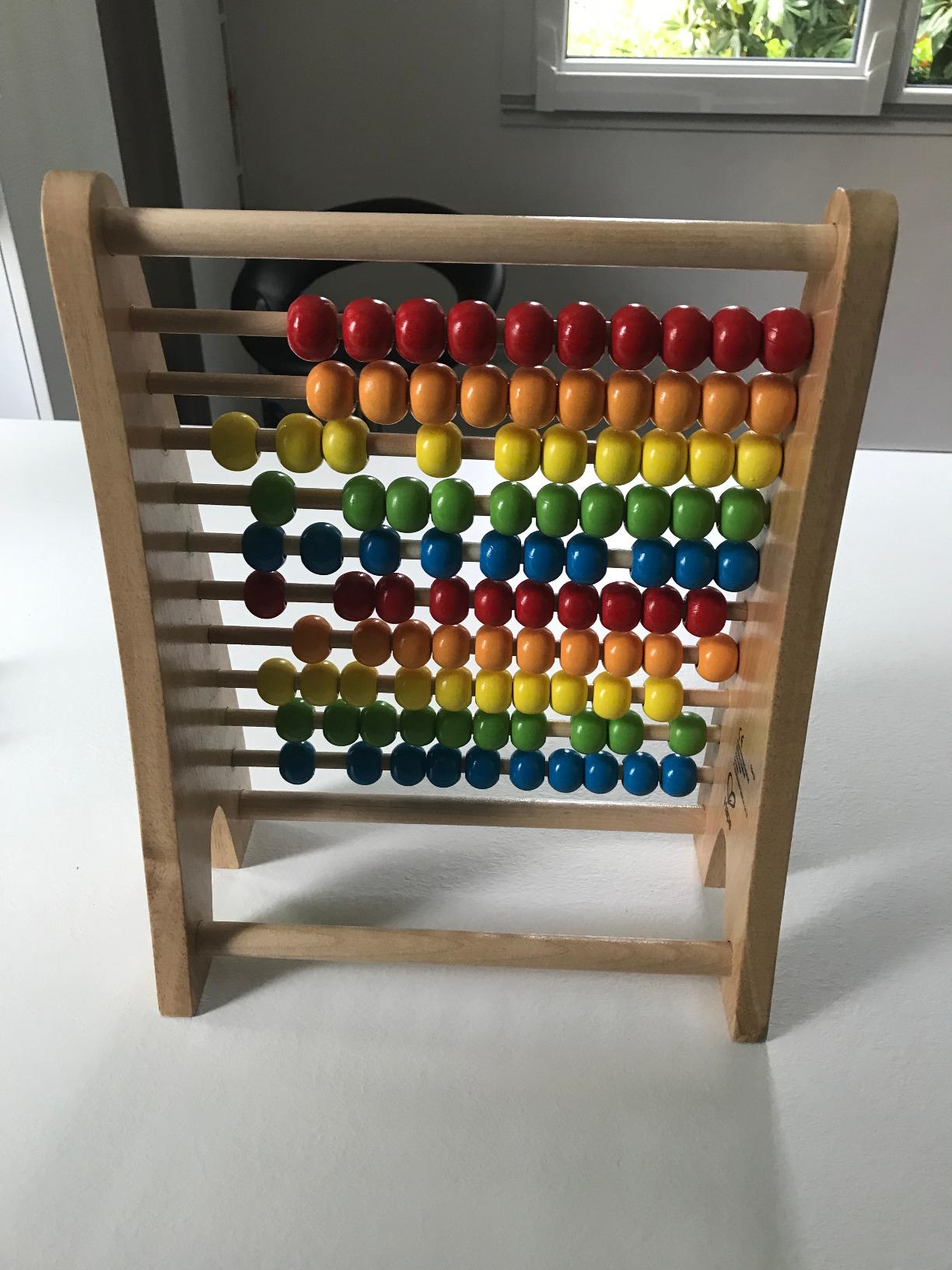 Hape E0412 Abaco Palline Arcobaleno Gioco Legno