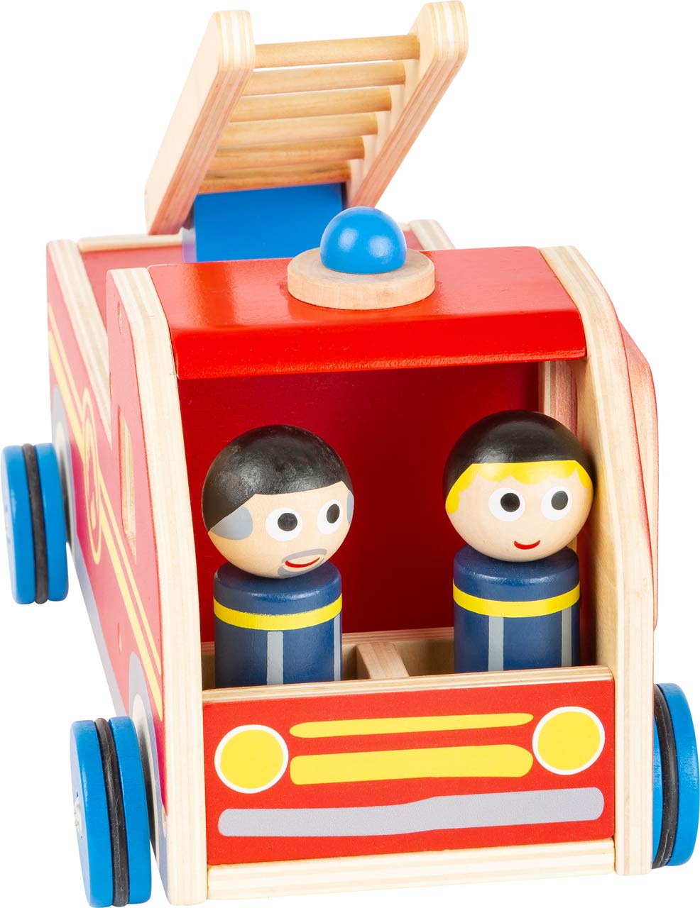 smallfoot 11456 camion pompieri legno grande 3 anni