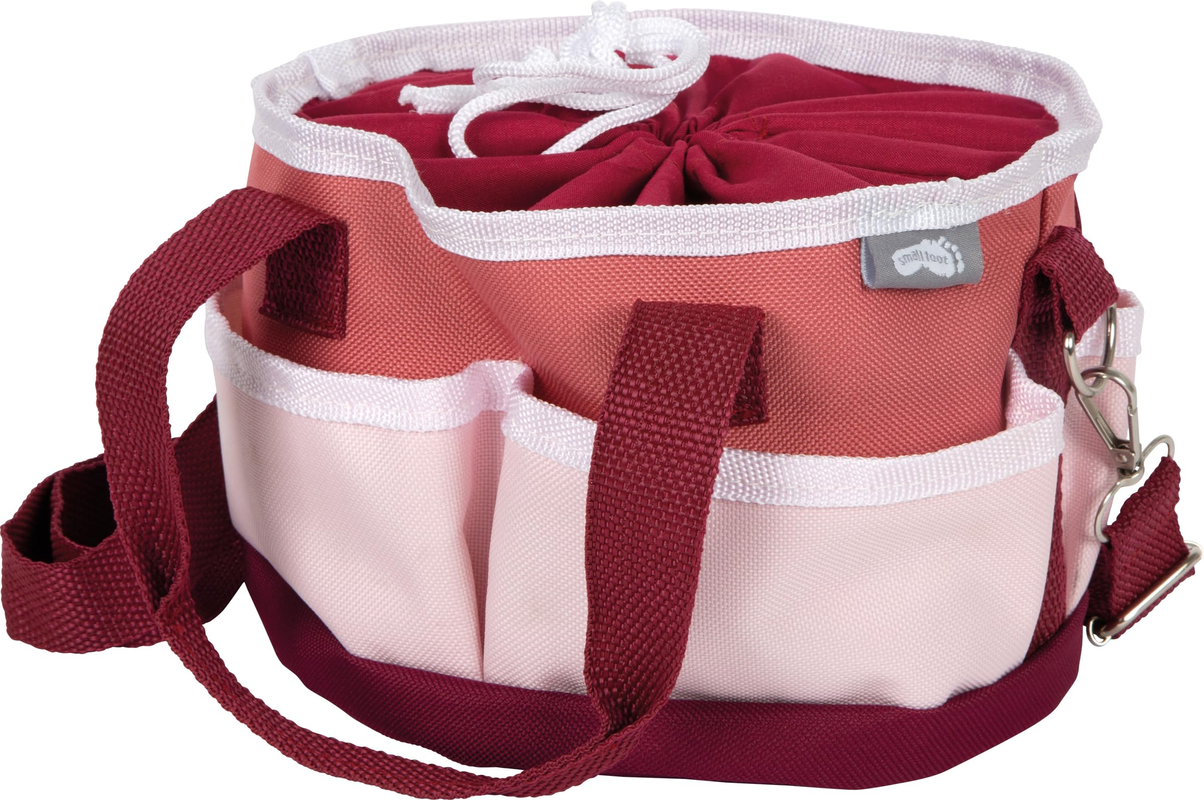 smallfoot 12705 set toelettatura cavallo borsa rossa 3 anni+