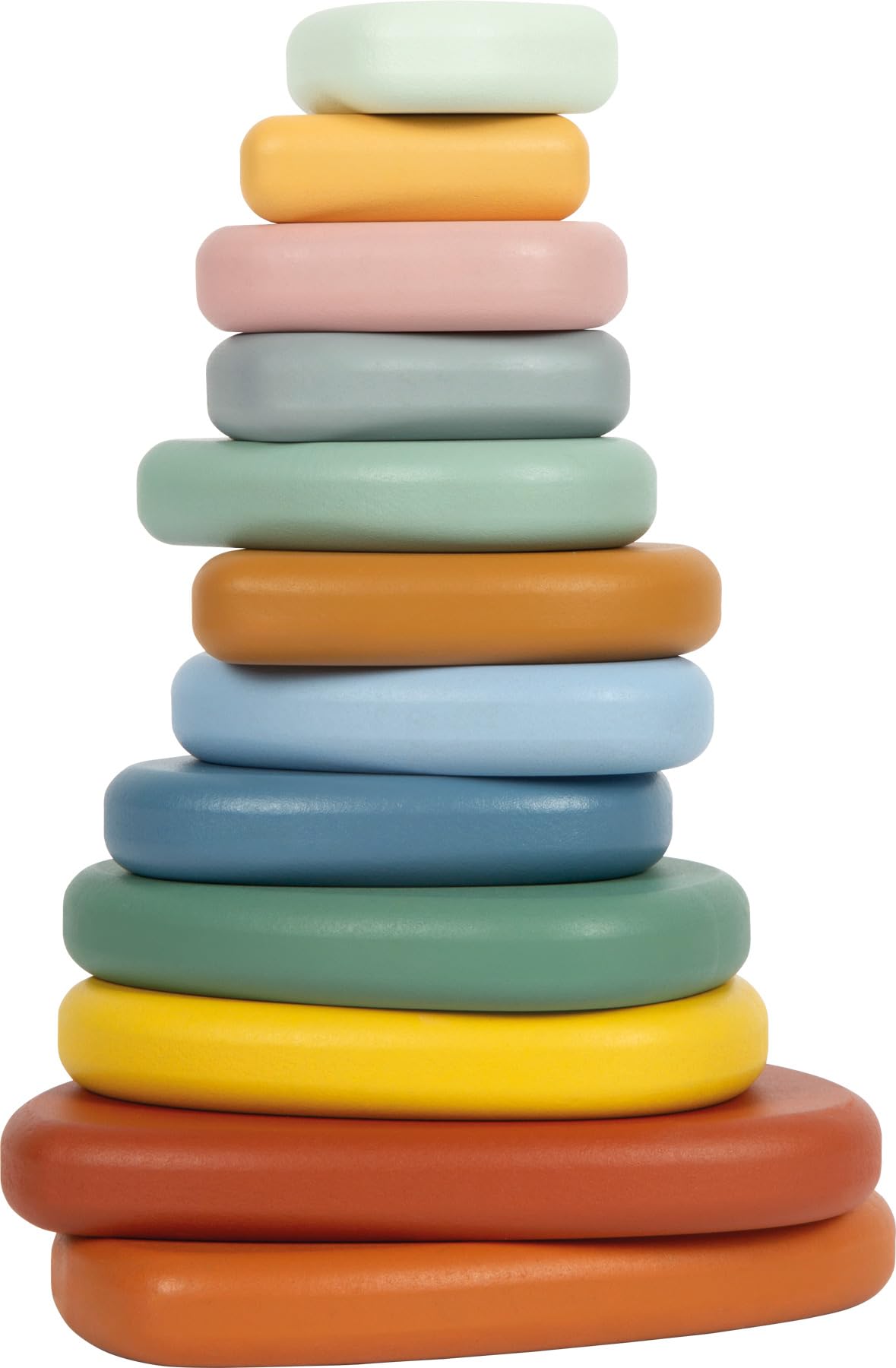 smallfoot 12759 pietre equilibrio in legno 12 pezzi montessori