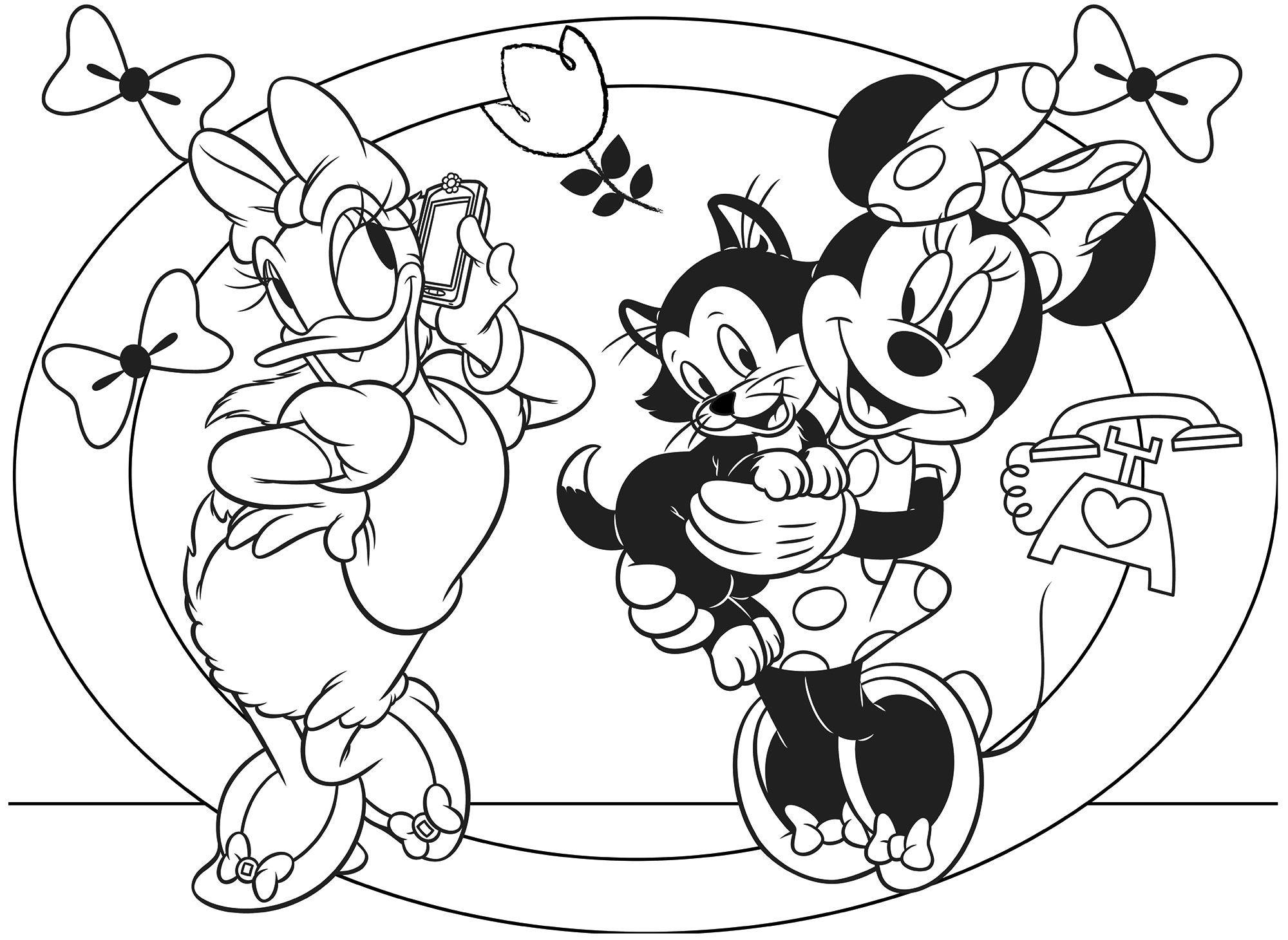Lisciani Disney Eco-Puzzle Df Minnie 24 puzzle da colorare