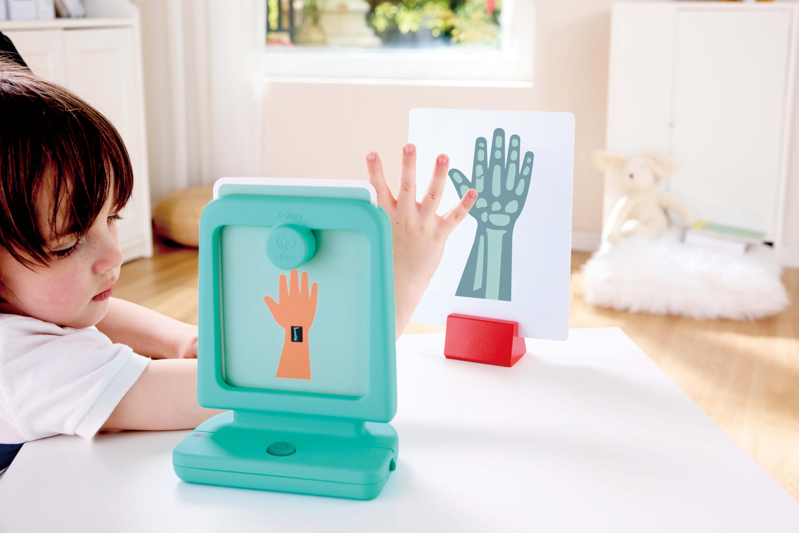 Hape Set Medico kit dottore legno con raggi X interattivi