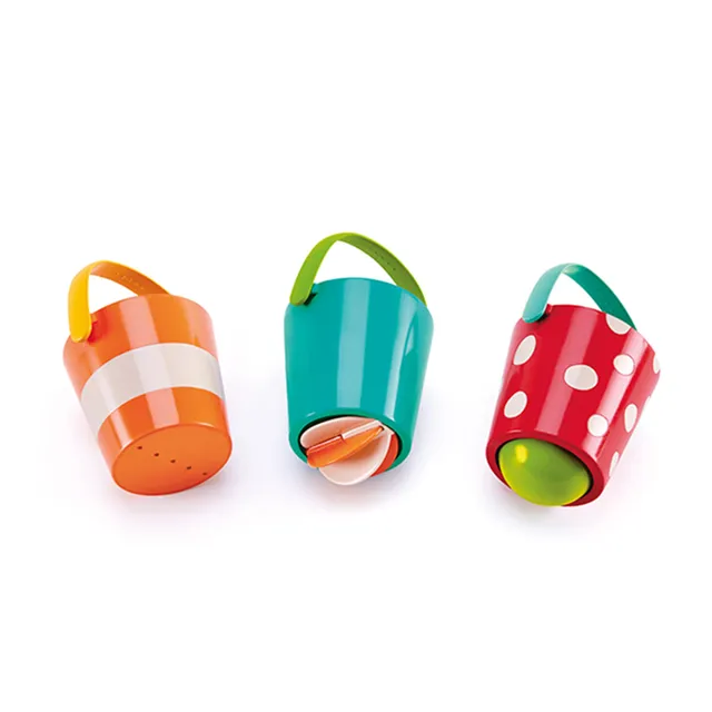 Hape Allegri Secchielli giochi bagnetto 3 pezzi 12M+