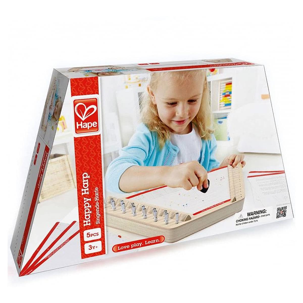 Hape arpa da tavolo giocattolo legno 15 corde