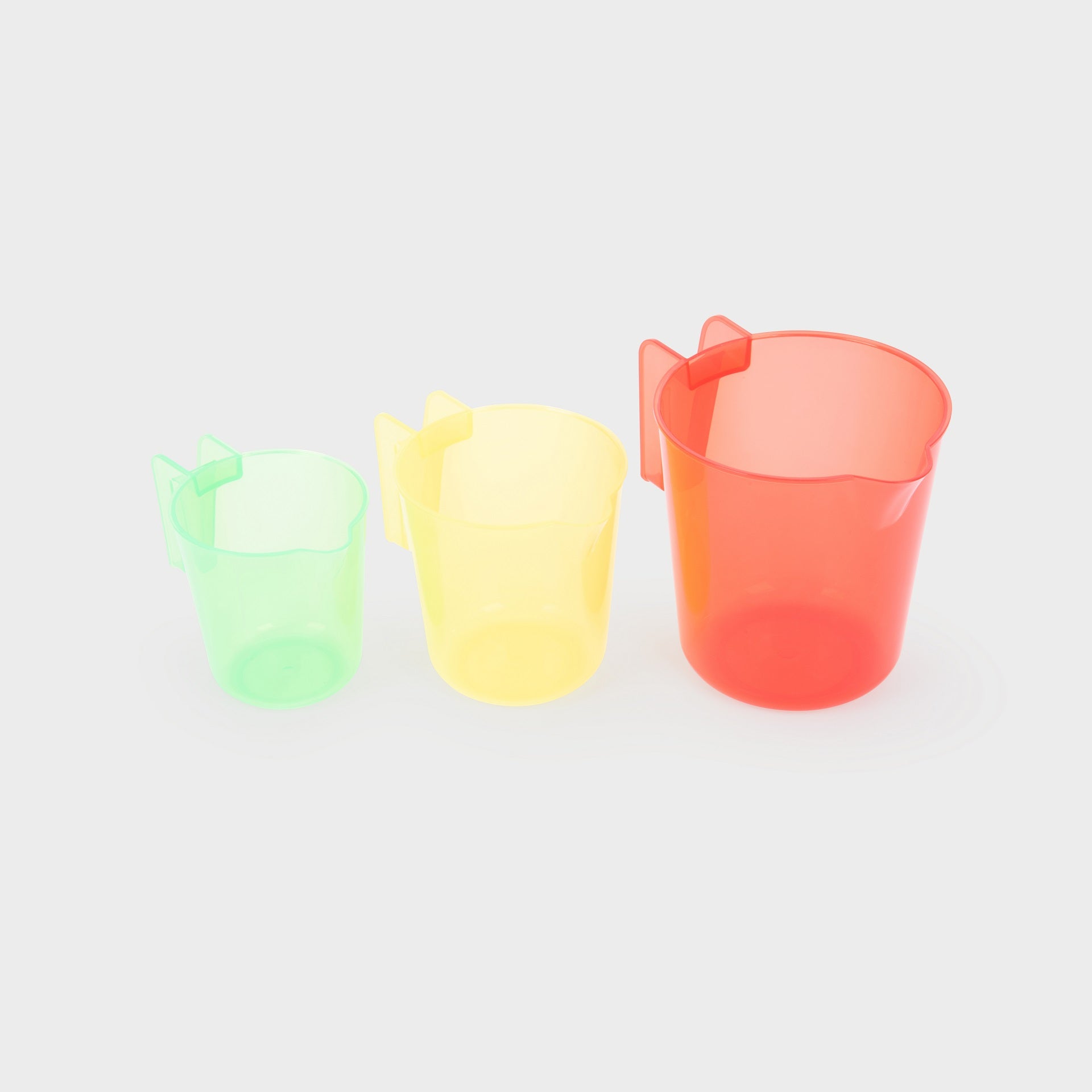 Tickit Translucent Colour Nesting Jugs brocche 3 pezzi