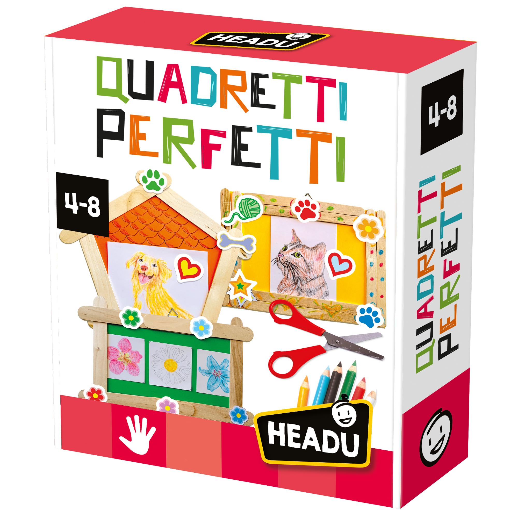 Headu Quadretti Perfetti IT53740 kit creativo 4-8 anni