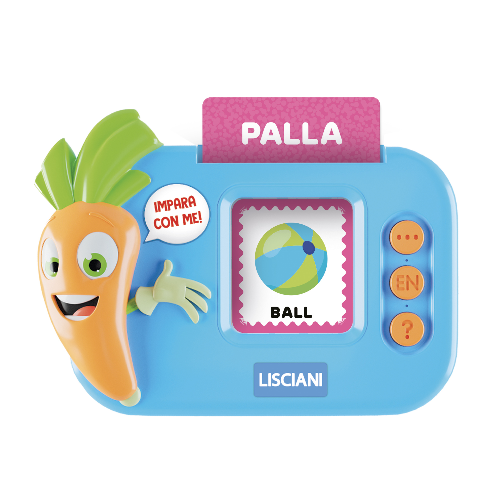 Lisciani Carotina Carte Parlanti gioco parole bilingue