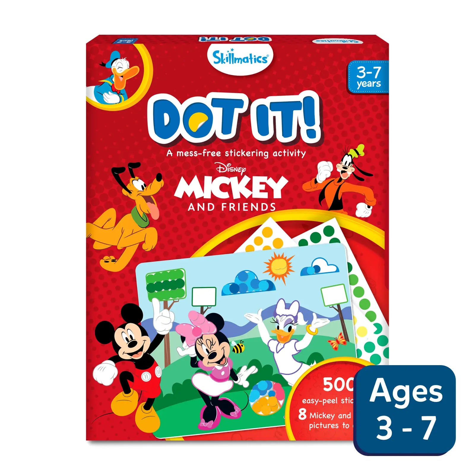 Skillmatics Dot it! Mickey and Friends gioco adesivi 8 immagini